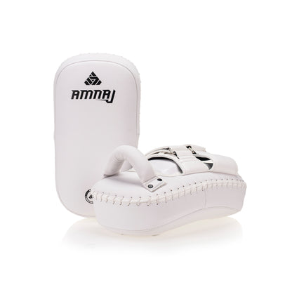 Double Strap Thai Pads - White